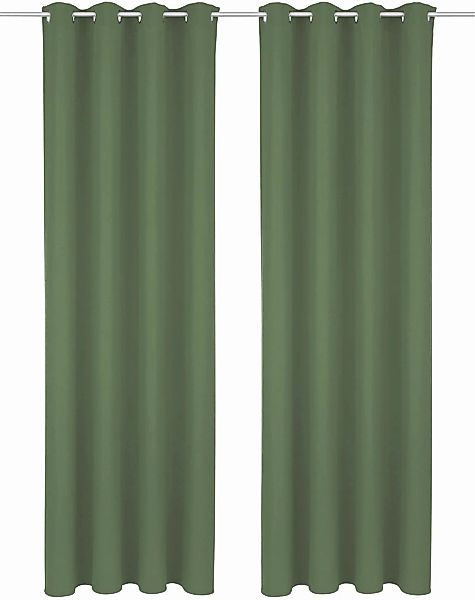 Bruno Banani Vorhang »Lagan«, (2 St.), 2-er Set, gewebt, Microfaser, versch günstig online kaufen