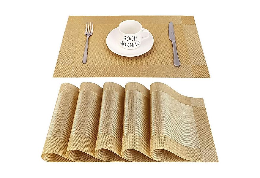 HAUSS SPOLE Platzset 6-Platzset PVC Platzdecken, Platzmatte, Tischmatten, S günstig online kaufen