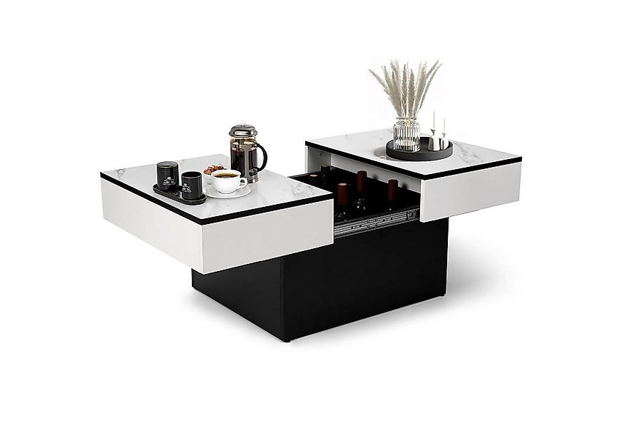 VOWNER Couchtisch Moderner Couchtisch, Ausziehbarer Schreibtisch günstig online kaufen