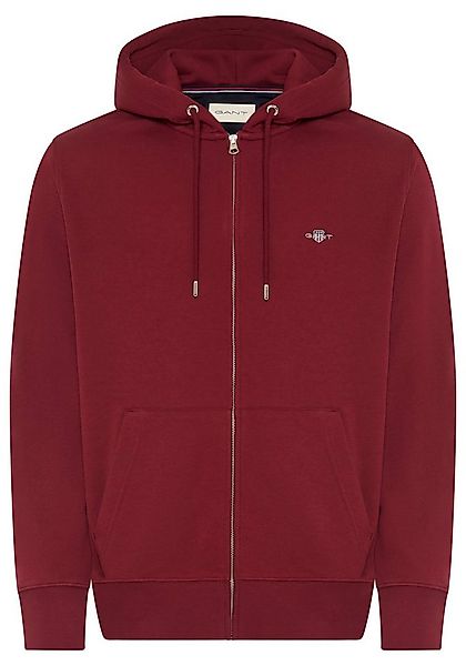 Gant Kapuzensweatjacke REG SHIELD FULL ZIP HOODIE mit Logostickerei auf der günstig online kaufen