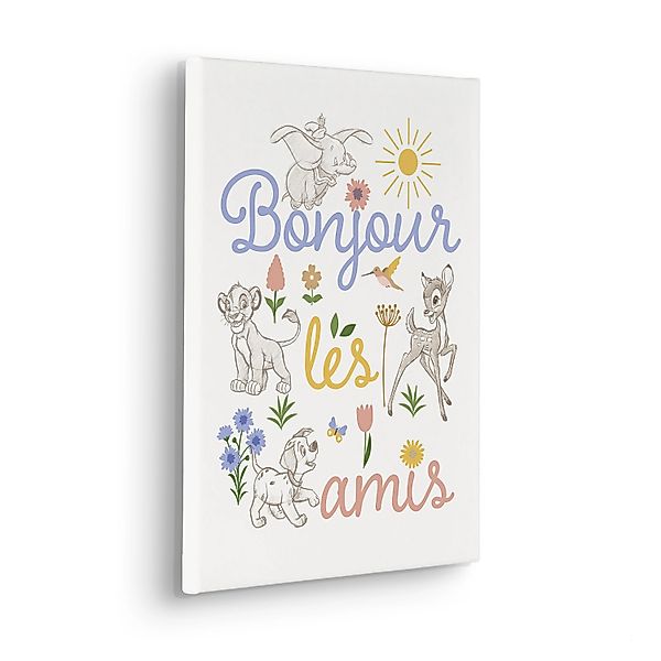 Komar Keilrahmenbild Disney Classics Bonjour Beige günstig online kaufen