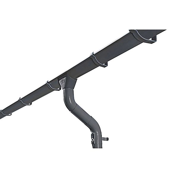 Skanholz Regenrinne 2 Stk. tlg. 648 cm, für Satteldach günstig online kaufen