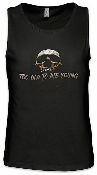 Urban Backwoods Tanktop Too Old To Die Young Ärmelloses T-Shirt Biker Club günstig online kaufen