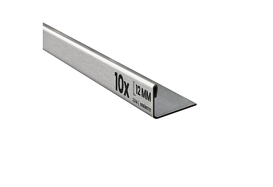 tktrading24 Abschlussprofil 10x L-Profil Fliesenprofil, Edelstahl, 250 cm, günstig online kaufen