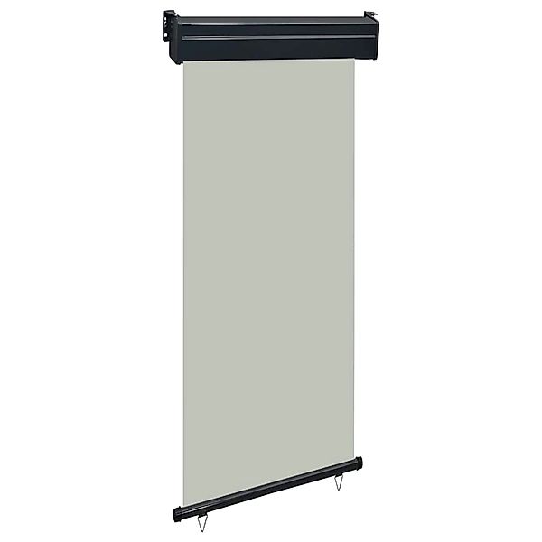 furnicato Balkon-Seitenmarkise 85x250 cm Grau günstig online kaufen