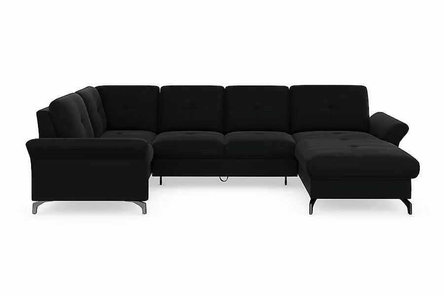 Home affaire Wohnlandschaft "Calando U-Form" wahlweise mit Bettfunktion, Be günstig online kaufen