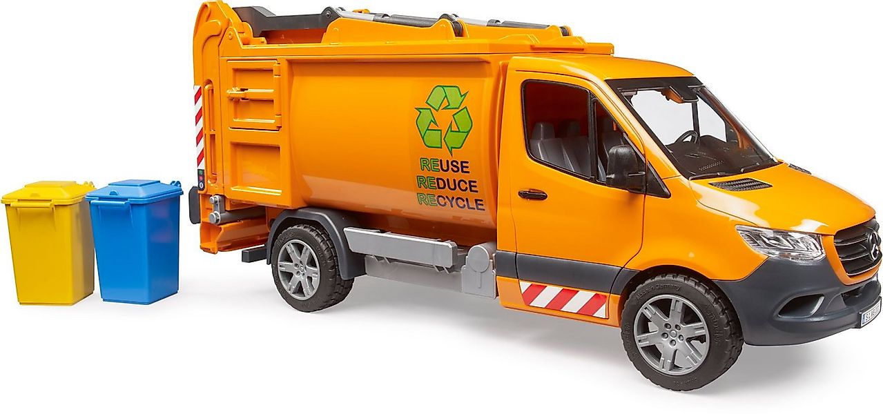 Bruder® Spielzeug-Müllwagen Spielfahrzeug Müllabfuhr MB Sprinter Müllentsor günstig online kaufen