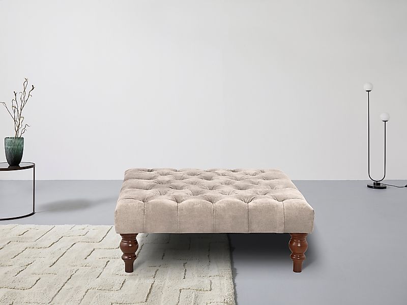 Home affaire Polsterhocker Chesterfield, mit Knopfheftung, günstig online kaufen