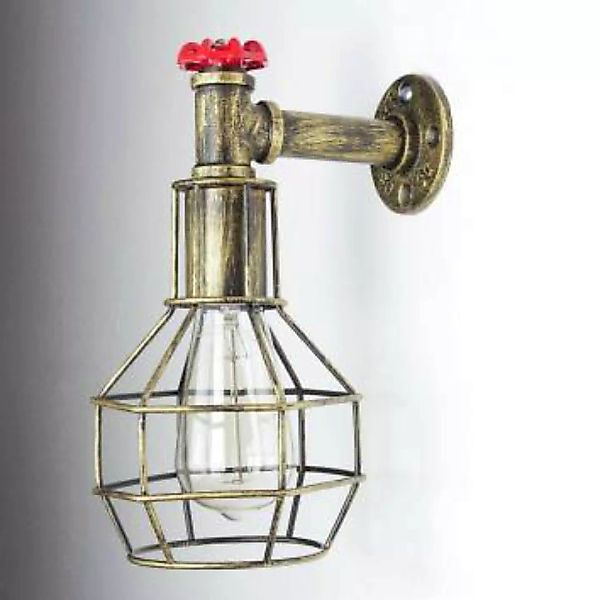 Wandlampe Steampunk Wasserrohr Design günstig online kaufen
