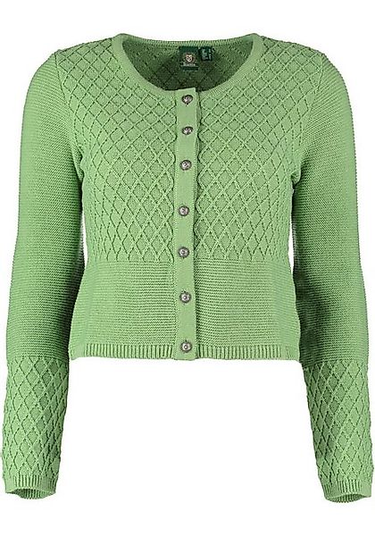 OS Trachten Strickjacke Swoyar Trachtenjacke mit Rautenmuster günstig online kaufen