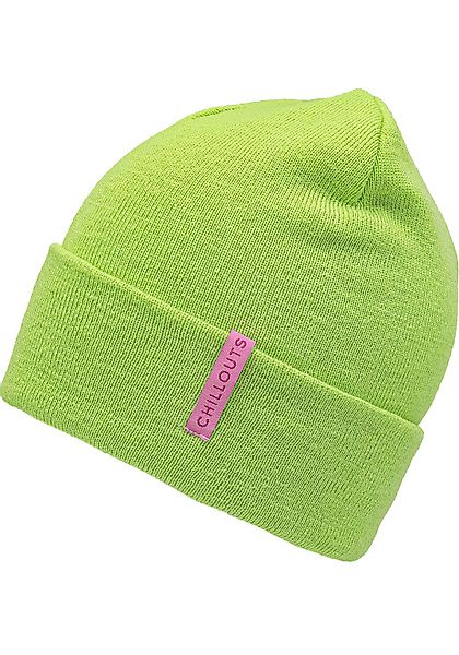 chillouts Strickmütze "Monty Hat", aus Leinen-Baumwollmix mit verstellbarer günstig online kaufen