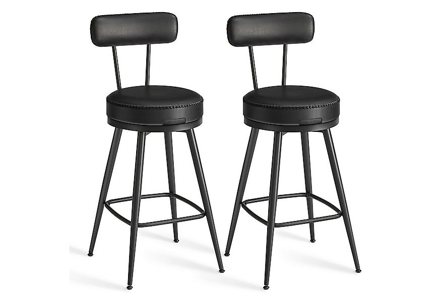 VASAGLE Barhocker (Set, 2er), EKHO Kollektion - 360° drehbarer Barhocker, 2 günstig online kaufen
