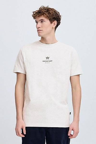 Kronstadt Rundhalsshirt KSMccarto Basic T-shirt mit Logo günstig online kaufen