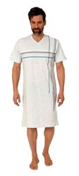 Normann Pyjama Normann Herren kurzarm Nachthemd günstig online kaufen