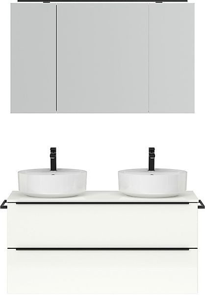 nobilia® Badmöbel-Set »Alvene«, (2 St., vormontiert, mit Soft-Close), inkl. günstig online kaufen