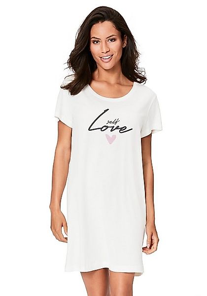 s.Oliver Sleepshirt (1-teilig) mit Herzmotiven günstig online kaufen