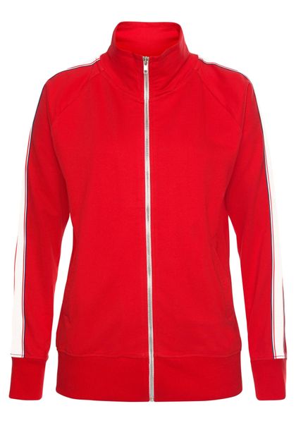 H.I.S Sweatjacke mit Kontraststreifen, Loungewear günstig online kaufen