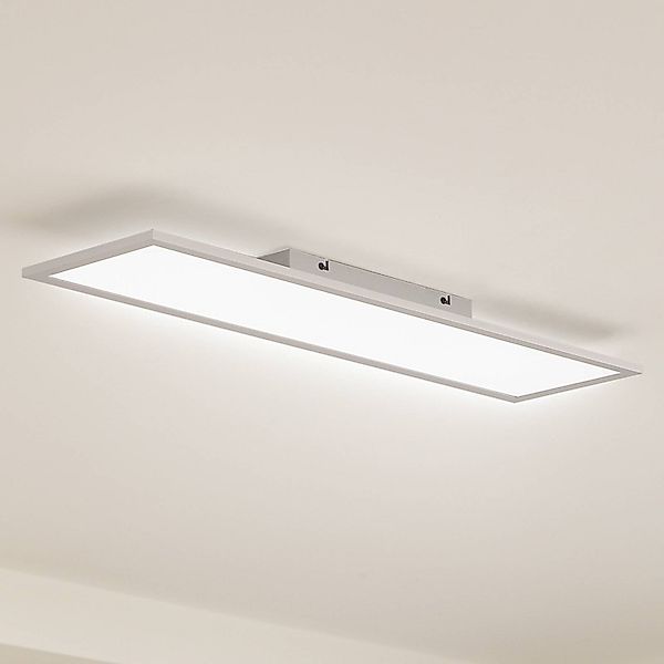 Lindby LED-Panel Enhife, weiß, 80 x 20 cm, Metall, 4.000 K günstig online kaufen