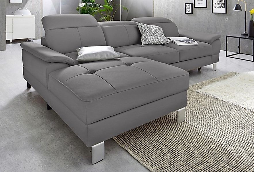 exxpo - sofa fashion Ecksofa »Mantua 2, inkl. Kopf- bzw. Rückenverstellung, günstig online kaufen
