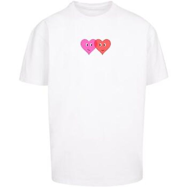 Merchcode  T-Shirt T-shirt oversirze  Hugs   Love - Two Hearts Heavy günstig online kaufen