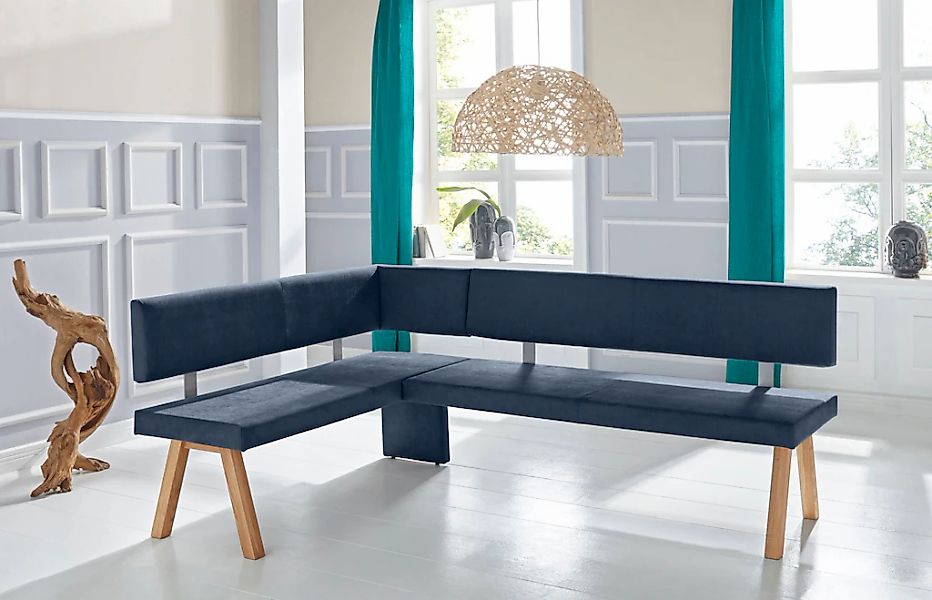 Home affaire Eckbank "Rio" Massivholz in Eiche geölt, Esszimmerbank bequem günstig online kaufen