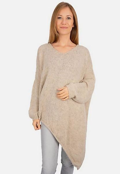 Seasons of April V-Ausschnitt-Pullover Rica Asymmetrisch, oversized geschni günstig online kaufen