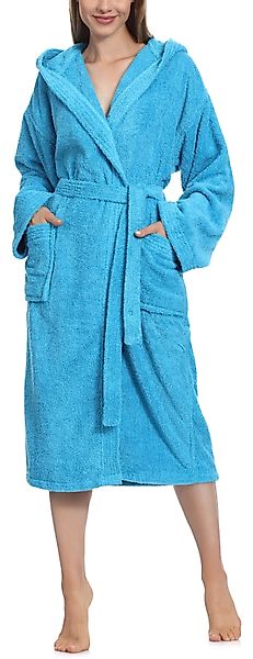 Ladeheid Bademantel Damen Frottee Bademantel aus günstig online kaufen