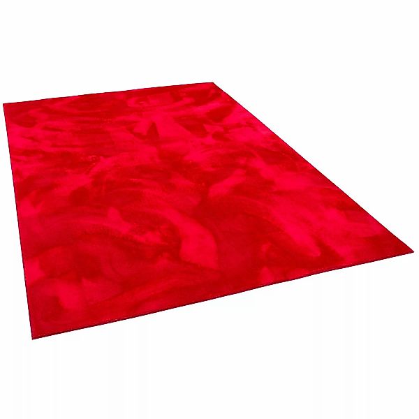 Pergamon Luxus Super Soft Fellteppich Pearl Rot 200x290cm günstig online kaufen