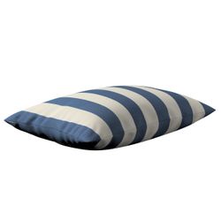 Kissenhülle Mia rechteckig, blau-weiß, 47 x 28 cm, Quadro (143-90) günstig online kaufen