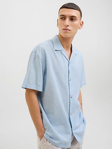 Jack & Jones Kurzarmhemd "JJESUMMER RESORT SHIRT SS SN" mit Resort Kragen günstig online kaufen