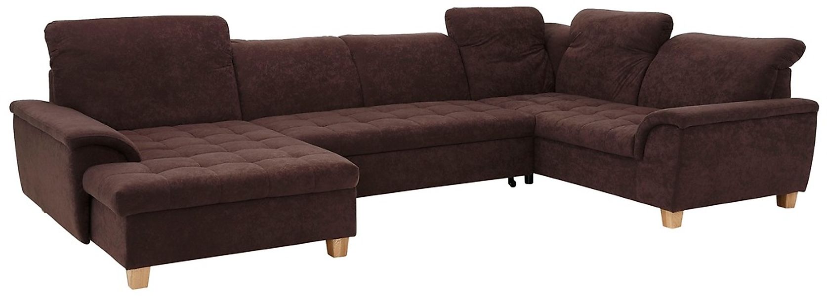 Home affaire Wohnlandschaft "Lyla U-Form" wahlweise mit Rückenfunktion und günstig online kaufen