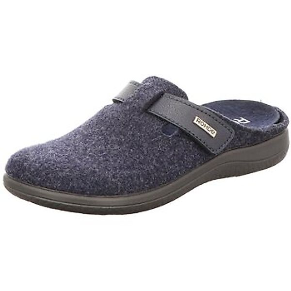 Rohde Pantoffel "BARI" Hausschuh, Clog mit Klettverschluss-Riemchen günstig online kaufen