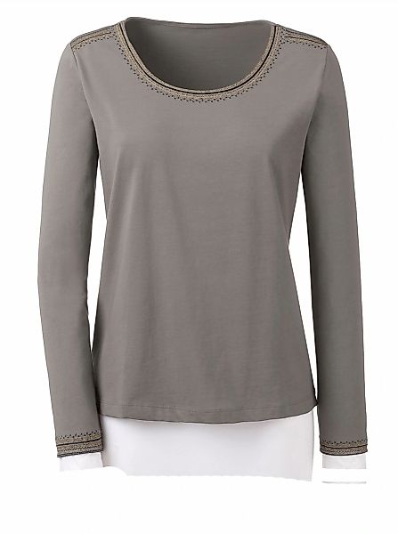 Inspirationen Rundhalsshirt "Shirt" 1 Stk. tlg. günstig online kaufen
