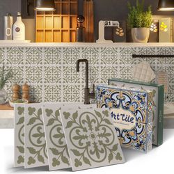 Coonoor Fliesenaufkleber Küchenfliesenaufkleber, wasserdichte Fliesenaufkle günstig online kaufen