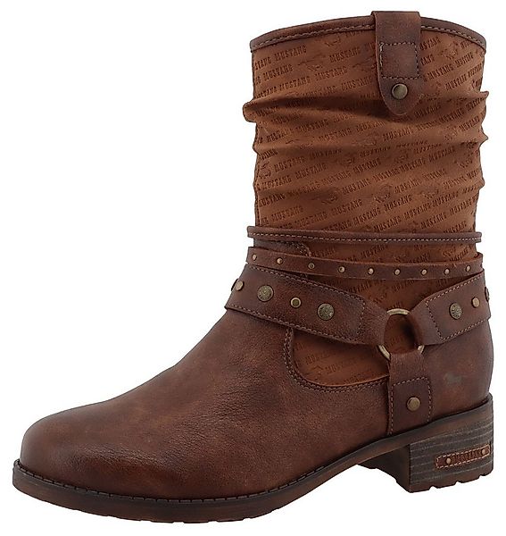 Mustang Shoes Fabienne Winterboots Stiefelette, Westernboots im Used-Look günstig online kaufen