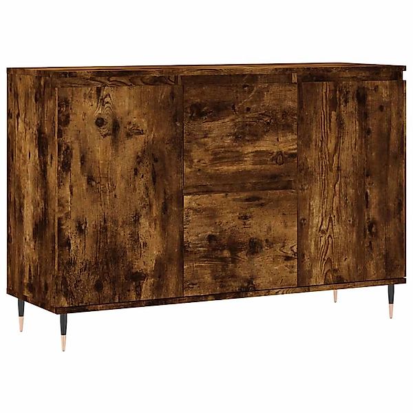 vidaXL Sideboard Räuchereiche 101,5x35x70 cm Holzwerkstoff 827201 günstig online kaufen