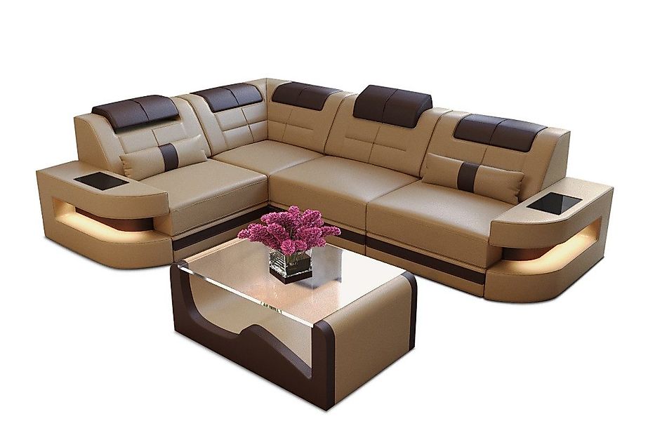 Sofa Dreams Ecksofa Ledercouch Sofa Leder günstig online kaufen
