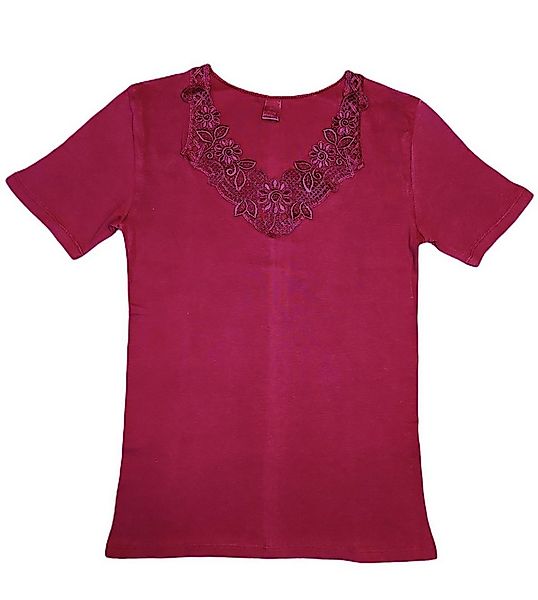 Toker Collection® Unterziehshirt Damenhemd Spencer Halbarm mit extra breite günstig online kaufen