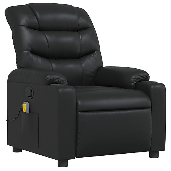 vidaXL Sessel Massagesessel Schwarz Kunstleder (1-St) günstig online kaufen
