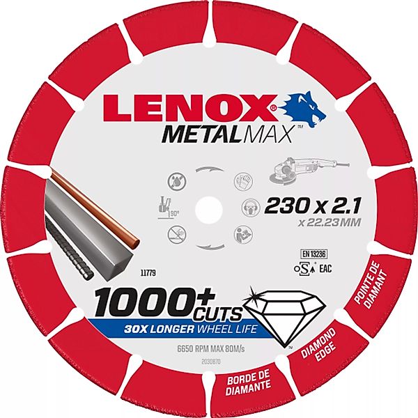 Lenox Diamanttrennscheibe "2030870" günstig online kaufen