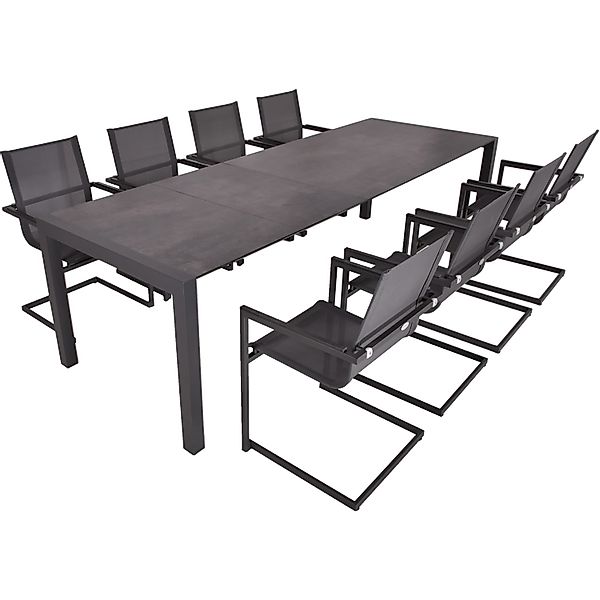 Garden Pleasure Gartenmöbel-Set 17 Sophia 9-teilig Anthrazit günstig online kaufen