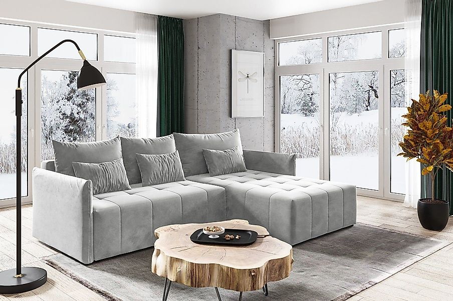 Sofnet Ecksofa Leno L, mit Schlaffunktion günstig online kaufen