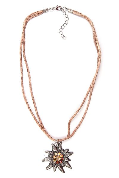 Allgäu Rebell Collier "Maria", mit Edelweiß günstig online kaufen