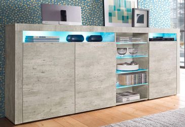 borchardt Möbel Highboard "Santa Fe" Breite 200 cm günstig online kaufen