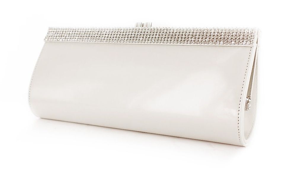 White Lady Clutch Lena Lackleder Clutch günstig online kaufen