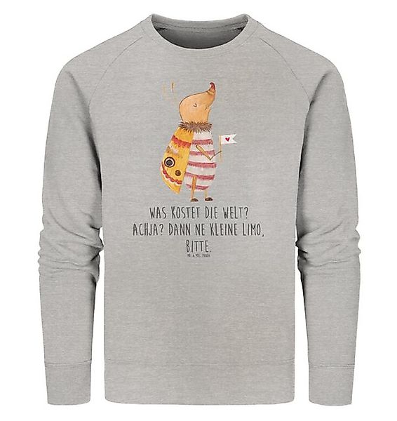 Mr. & Mrs. Panda Longpullover Nachtfalter Fähnchen Größe S - Heather Grey - günstig online kaufen