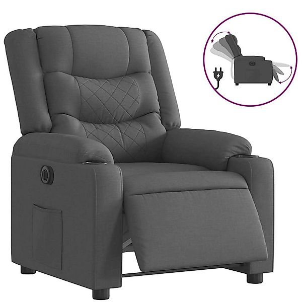 vidaXL Relaxsessel Elektrisch Dunkelgrau Stoff 3206568 günstig online kaufen