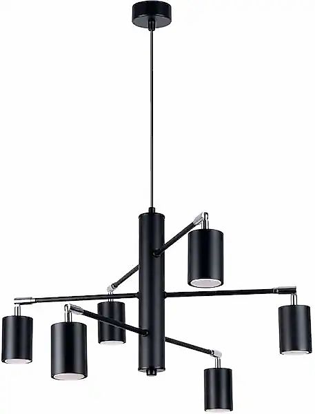 SOLLUX lighting Kronleuchter »LEMMI«, 6 flammig, Leuchtmittel GU10   ohne L günstig online kaufen