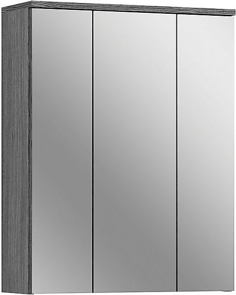 welltime Badezimmerspiegelschrank "Lucca, Breite 60cm, 3 Spiegeltüren, 9 Fä günstig online kaufen