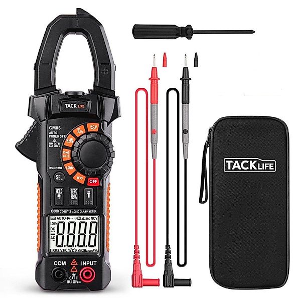 TACKLIFE Strommessgerät, 6000 Zähler Stromzangenmessgerät NVC günstig online kaufen